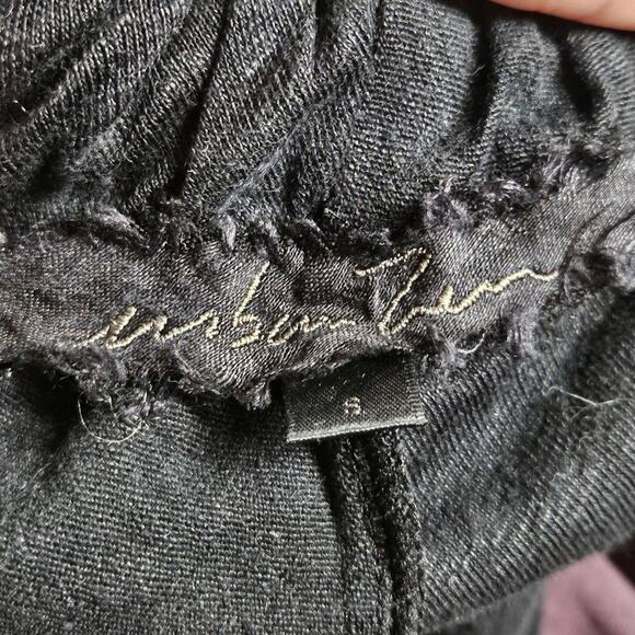 Black Hi Lo Sleeveless Cardigan Sweater Size Small - Picture 3 of 4